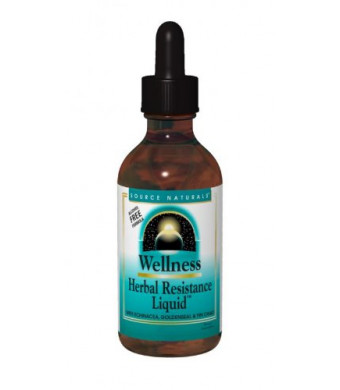 Source Naturals Wellness Herbal Resistance Liquid (Alcohol Free Formula), 4 Ounce