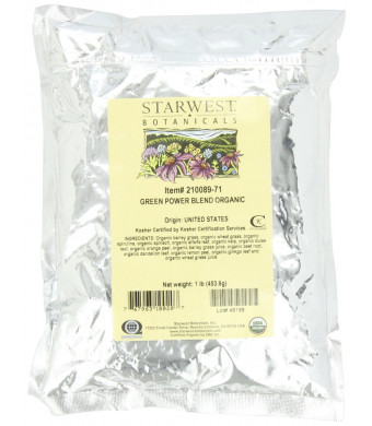 Starwest Botanicals Greenpower Blend, Organic, 1-Pound
