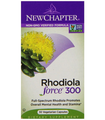 New Chapter Rhodiola Force 300mg, 30 Vegetarian Capsules
