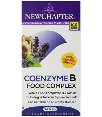 New Chapter Coenzyme B Food Complex, 180 Tablets