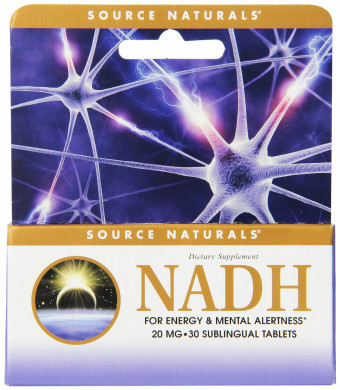 Source Naturals NADH 20mg, 30 Sublingual Tablets