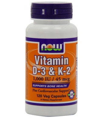 Now foods Vitamin D-3 and K-2 1000 IU/ K2 45mcg 120VC