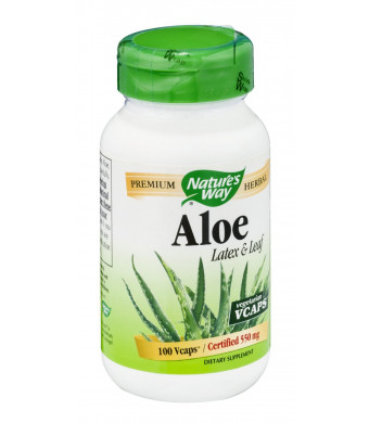 Nature's Way Aloe Vera, 100 Vcaps (Pack of 2)