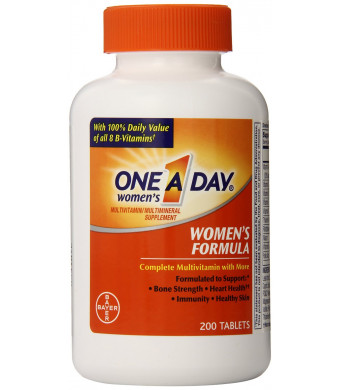 One-A-Day Women's Multivitamin, 200-Count Bottles (Pack of 2)
