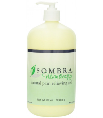 Sombra Warm Therapy Natural Pain Relieving Gel, 32-Ounce