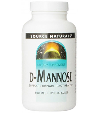 Source Naturals D-Mannose 500mg, 120 Capsule