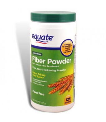 Equate - Fiber Powder, Clear Soluble, 125 Servings, 16.7 oz (Compare to Benefiber)