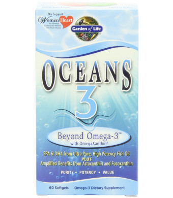 Garden of Life Oceans 3 Beyond Omega 3, 60 Soft Gels
