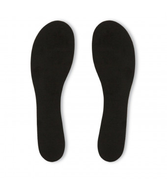 Summer Soles Softness of Suede Stay-Dry Women's Full Length Insoles, 3 Pair, Black, Sizes 5-11