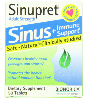 Bionorica Sinupret Herbal Supplement, 50 Count