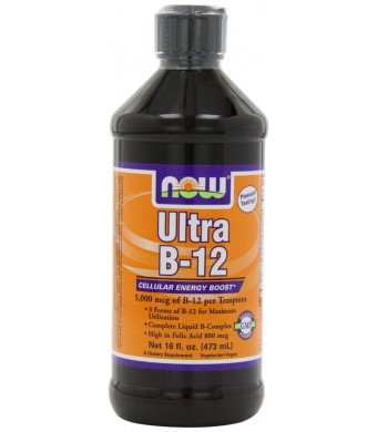 NOW Foods Ultra B-12 Liquid, 16-Fluid Ounces