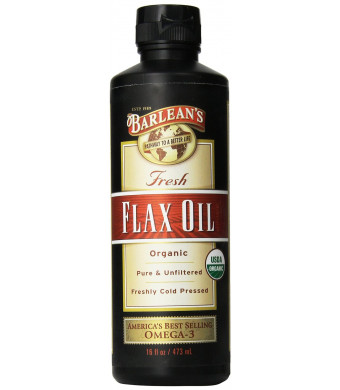 Barlean's Organic Oils Fresh Flax Oil, 16-Ounce Bottle
