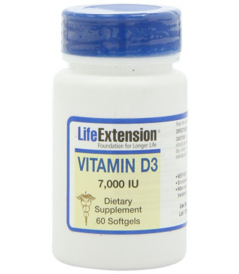 Life Extension Vitamin D3, 7000 Iu, 60 Capsules