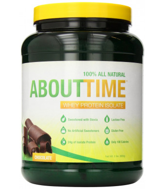 SDC Nutrition About Time Whey Protein Isolate, Chocolate, 2 Pound