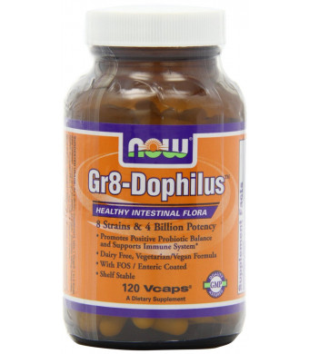 Now Foods Gr 8 Dophilus - Enteric Coated, Veg-Capsules, 120-Count
