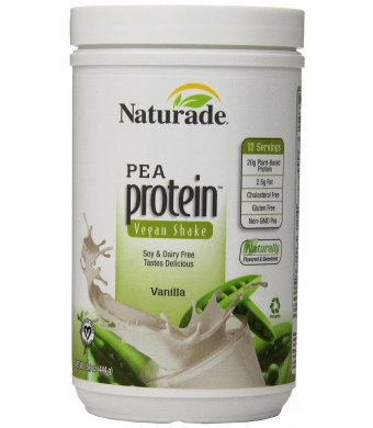 Naturade Pea Protein, Vanilla, 15.6 oz.