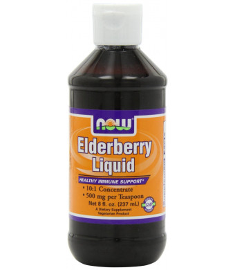 Now Foods Elderberry Liquid Concentrate, 8-Ounce