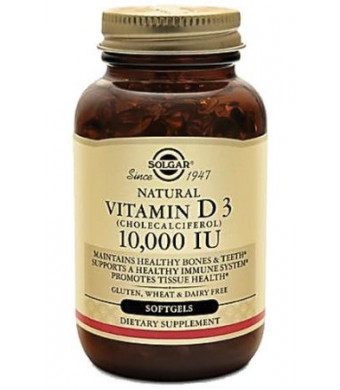 Solgar, Vitamin D3 (Cholecalciferol) 10,000 IU 120 Softgels