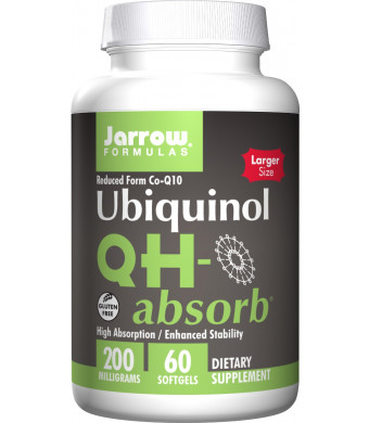 Jarrow Formulas QH-Absorb, 200 mg, 60 Count