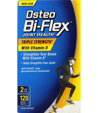 Osteo Bi-Flex Triple Strength with Vitamin D Nutritional Supplement, 120 Count