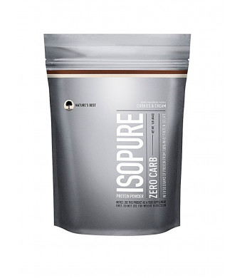 Nature's Best Isopure Protein Powder Zero Carb Cookies and Cream -- 1 lb
