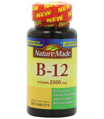 Nature Made Vitamin B-12 Tablets, 2500 Mcg, 60 Count