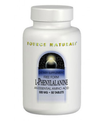 Source Naturals L-Phenylalanine 500mg, 100 Tablets