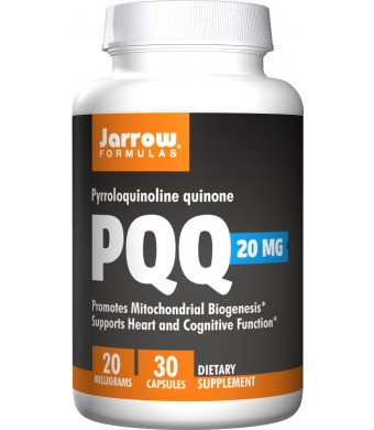 Jarrow Formulas Pyrroloquinoline Quinone Nutritional Supplements, 20 mg, 30 Count