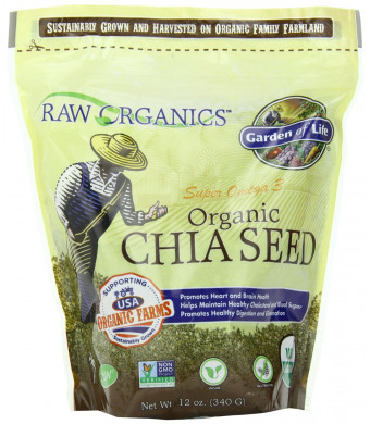 Garden of Life RAW Organics - Organic Chia Seeds, 12 oz