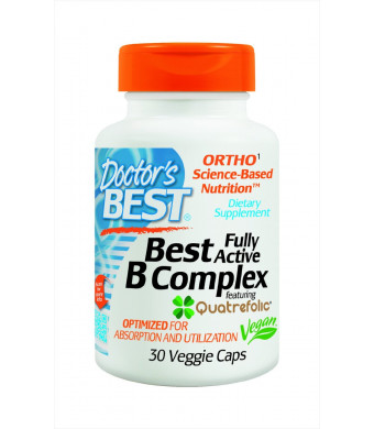 Doctor's Best Fully Active B Complex Nutritional Supplement, 30 Count