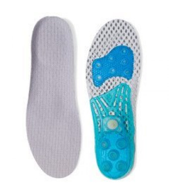 Spring Loaded Shoe Inserts Insoles for Men and Women, Great Arch Support Orthotic With Antibacterial Bamboo Fabric, Shock Absorbers For Your Feet! Gr