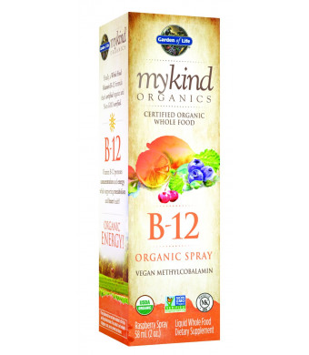 Garden of Life mykind Organics Organic B-12 Spray, 2oz Spray