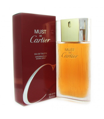 Must De Cartier By Cartier For Women. Eau De Toilette Spray 3.3 oz