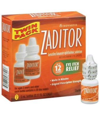 NOVARTIS PHARMACEUTICAL Zaditor Eye Itch Relief, 2 Count