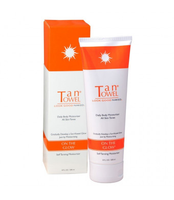 TanTowel On The Glow Tan Extender Cream for Body-8 oz