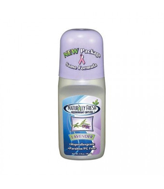 Roll-On Deodorant Crystal Lavender 3 fl oz Liquid