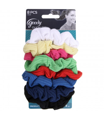 Goody Ouchless Ribbed Hair Scrunchies - 8 Pk.