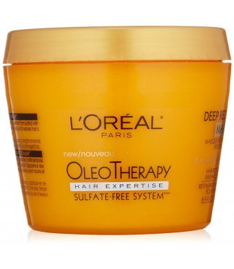 L'Oreal Paris Hair Expertise OleoTherapy Deep Rescue Oil Mask, 8.5 Fluid Ounce