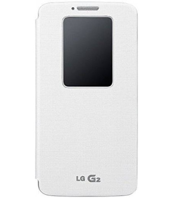 LG Electronics LG G2 QuickWindow Convenient Flip Folio Case Cover - VZW Verizon Wireless