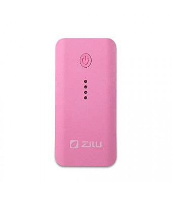 ZILU External Battery Pack for Portable Charger for Smartphones and Tablets - Retail Packaging - Pink