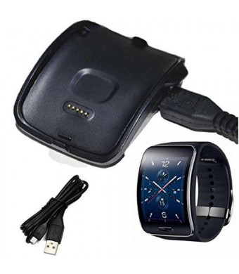 Smartwatch charger, MFEEL Charging Dock Cradle Station Charger with Cable for Smart Watch Samsung Galaxy Gear S (R750)