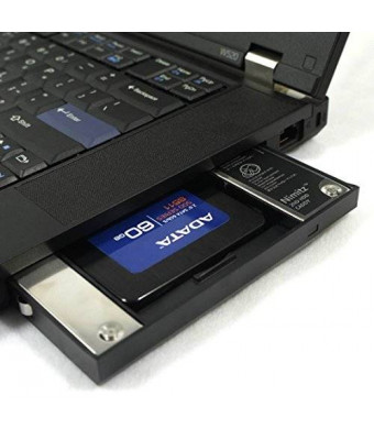 Nimitz 2nd HDD SSD Hard Drive Caddy for Lenovo Thinkpad T420 T430 T510 T520 T530 W510 W520 W530
