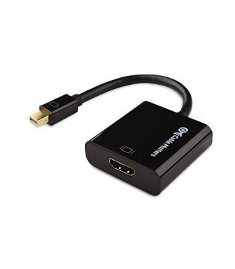 Cable Matters Gold Plated Active Mini DisplayPort to HDMI Male to Female Adapter Supporting Eyefinity Technology and 4K Resolution