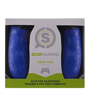 Scuf Gaming SCUF FPS Adjustable Trigger and Pro Grip Combo Kit - Xbox One Compatible (Blue)