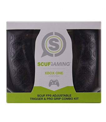 Scuf Gaming SCUF FPS Adjustable Trigger and Pro Grip Combo Kit - Xbox One Compatible (Black)