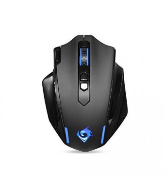 EagleTec MG001 2.4GHz Wireless 9-Button Gaming Mouse With Adjustable DPI (800, 1200, 1600, 2000, 2400)
