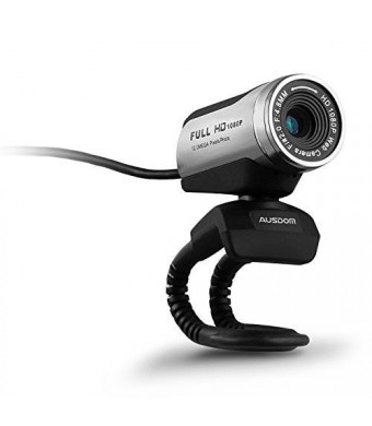 AUSDOM AW615 1080P HD Webcam Built-in Mic