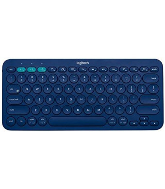 Logitech K380 Multi-Device Bluetooth Keyboard (Blue) (920-007559)