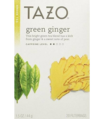 Tazo Green Ginger Tea -- 20 Tea Bags