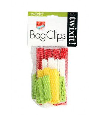 TWIXIT CLIPS Linden Sweden Twixit Clip Bag Sealers, Set of 20 Assorted